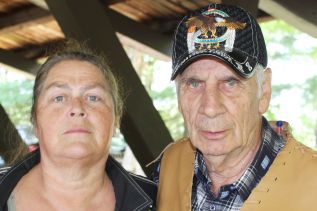 Pat Crawford and Ron Hollywood have been driving forces behind the Silver Lake Powwow for many years. Photo/Craig Bakay